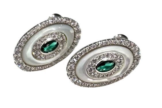 Orecchini Domar Gioielli Donna Orecchino argento 925 in Argento Cubic Zirconia EZC115290 - EZC115290